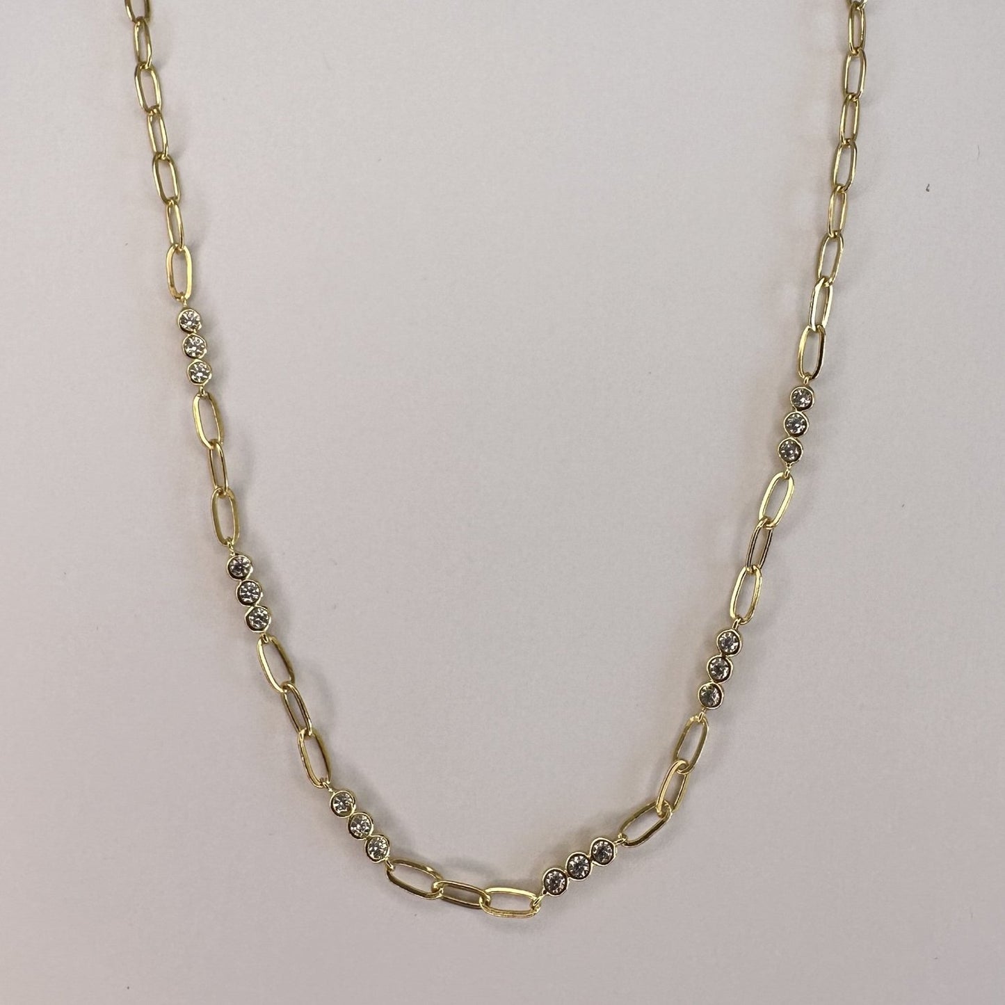 Triple Haze Gemstone Necklace Chain