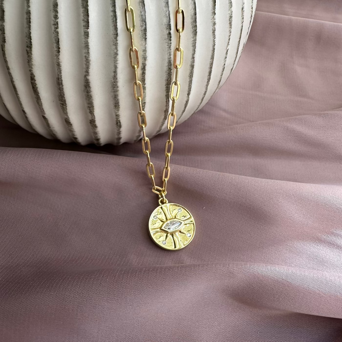 Celestial Compass Pendant Necklace